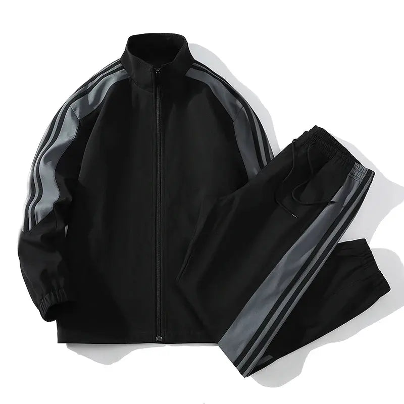 Men's Tracksuits 2 Piece Long Sleeve Athletic Full Zip Sweatsuits Pleasant Product Express Inc