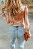 Mia Striped Long Sleeve Top-1