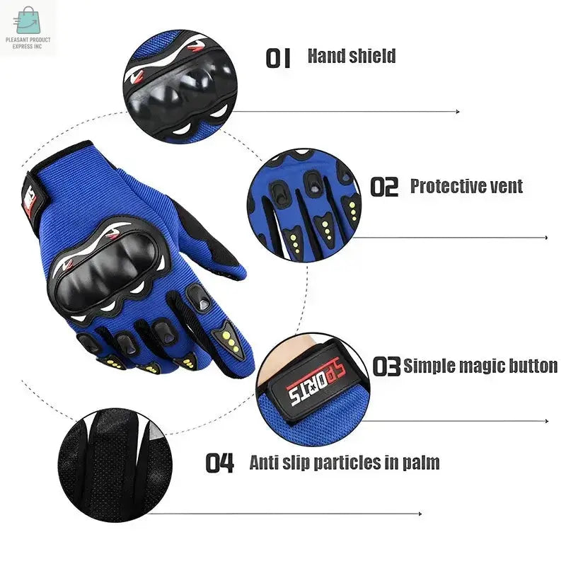 Motorcycle Gloves Breathable Full FingerPleasant Product