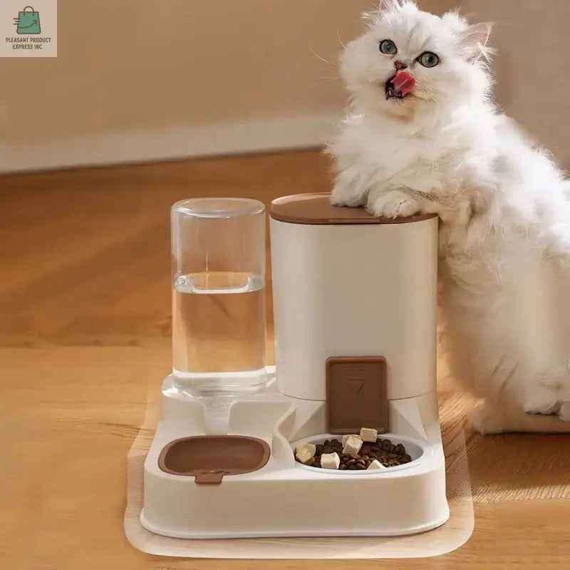 Keep your furry friend hydrated with the Large Capacity Cat Water Dispenser, a smart solution designed for optimal pet care. This modern water dispenser is perfect f