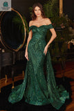 Off The Shoulder Lace Gown With Over Skirt-1