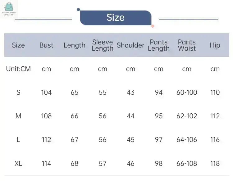 Pajamas Set Long Sleeve Sleepwear WomenPleasant Product