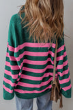 Peyton Collared Quarter Zipper Oversized Sweater-1