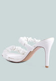 Qualie Ruched Strap Stiletto Sandals-2