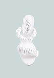 Qualie Ruched Strap Stiletto Sandals-3