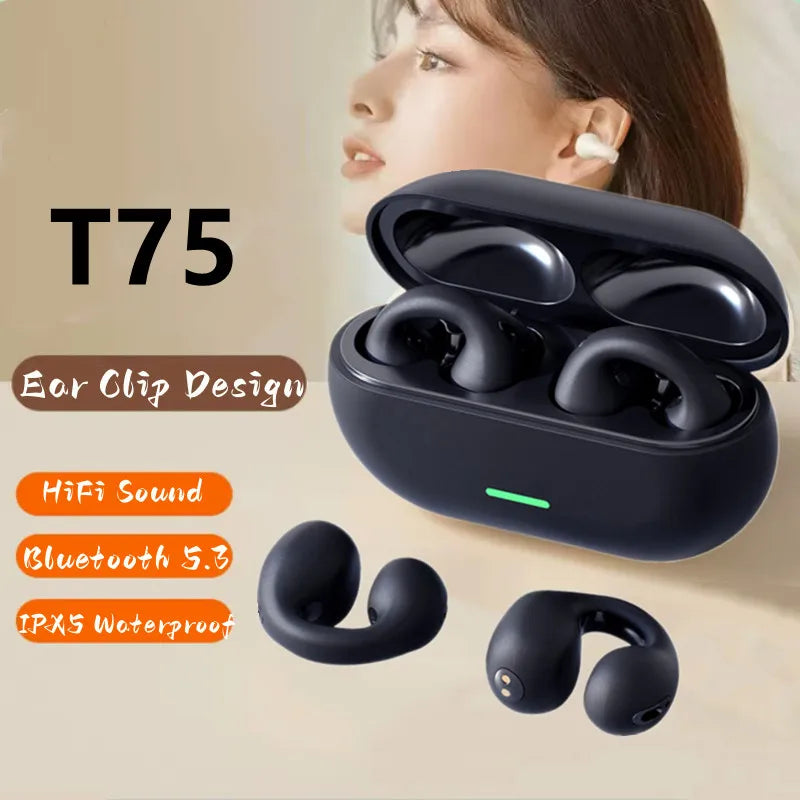 5.3 Wireless Bone Conduction Headphones - Pleasant Product