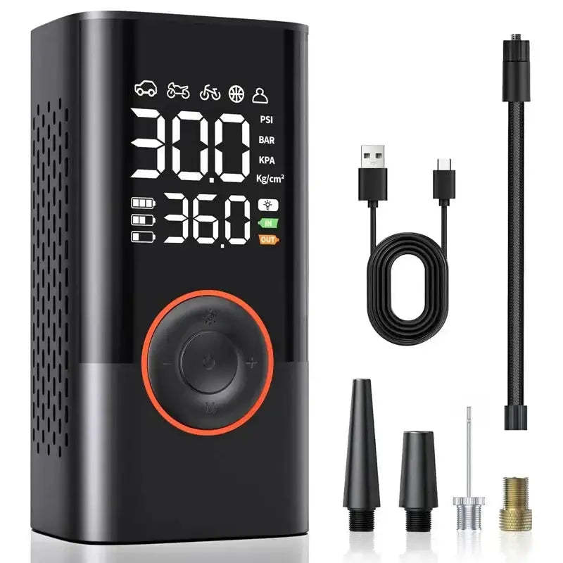 Car Compressor Air Pump Electric Tire Inflator Pleasant Product Express Inc