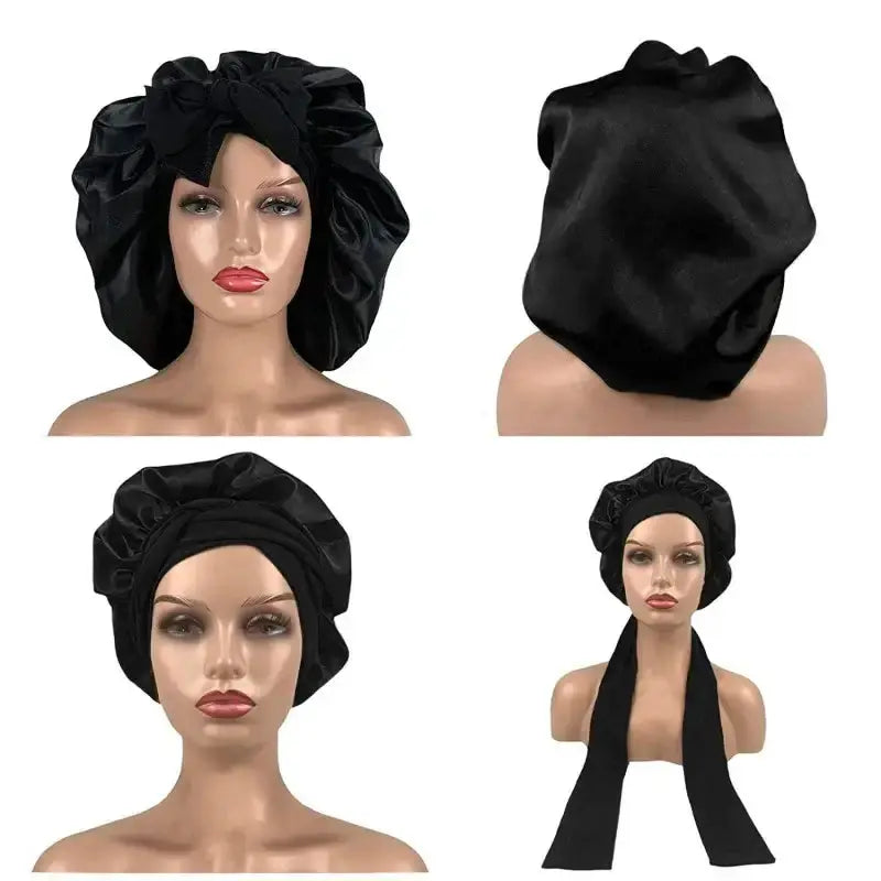 Bonnets Silk Satin Hat Hair Night Pleasant Product Express Inc