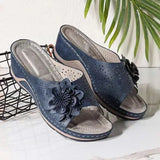 Casual Flower Hollow Wedge Beach  Women Shoes