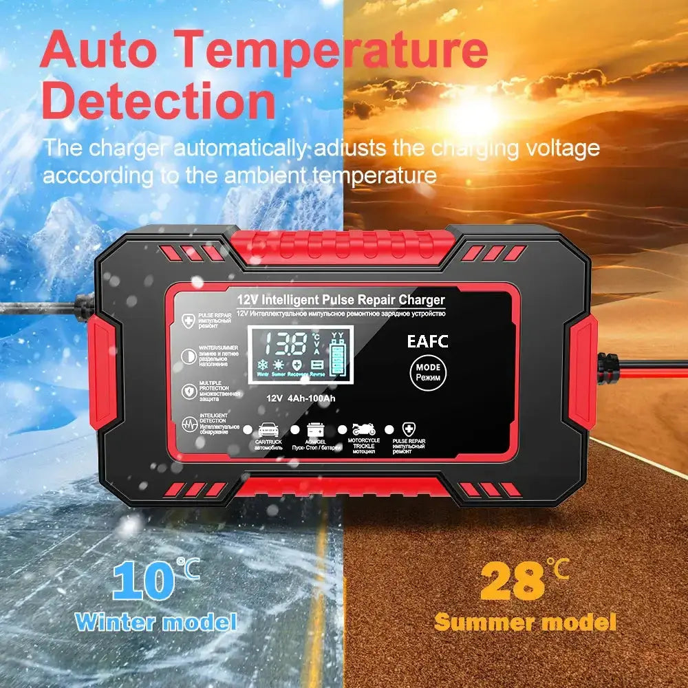 Car Battery Charger 12V 6A Pleasant Product Express Inc