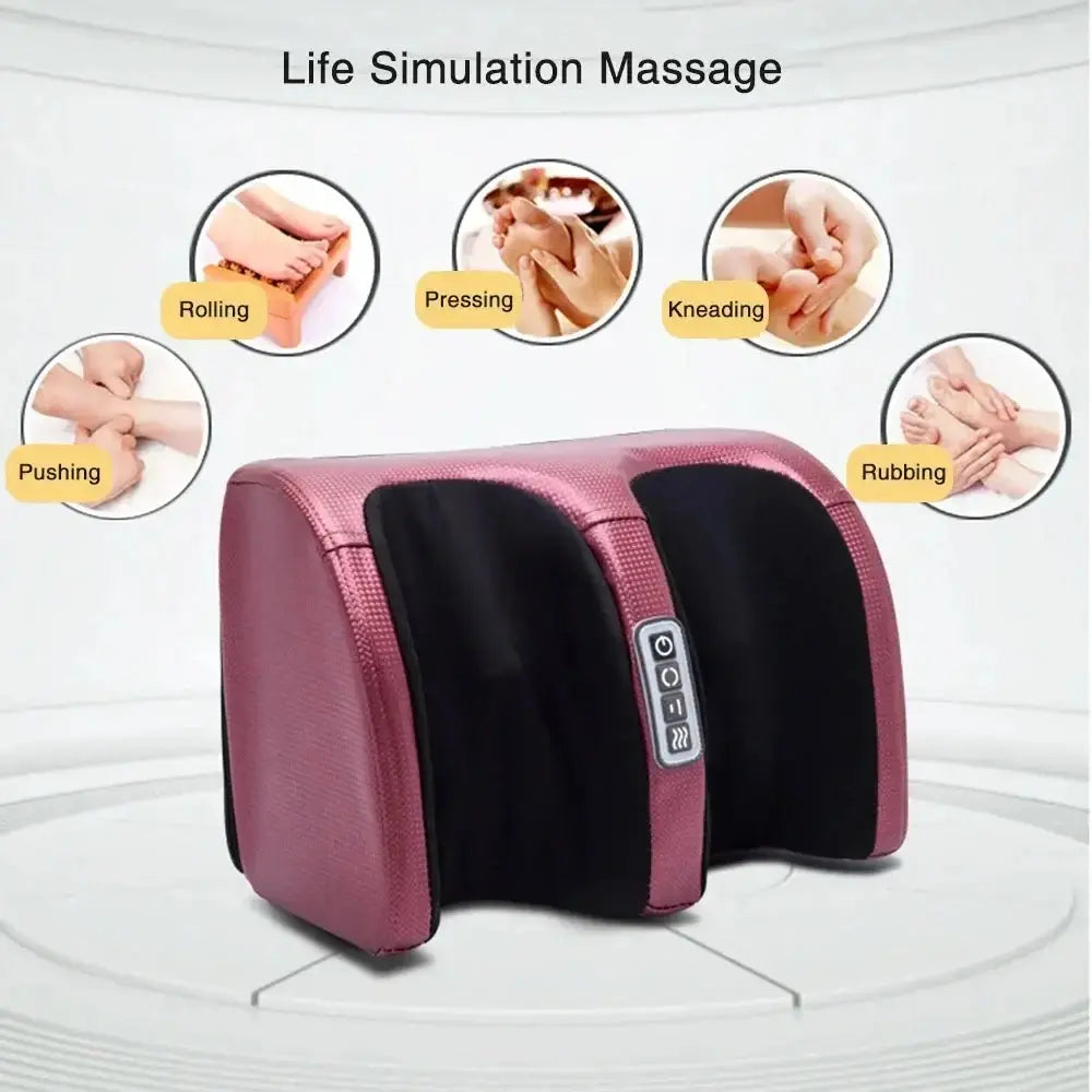 Electric Foot Massager Kneading Deep Tissue Relax Heated Roller Pleasant Product Express Inc