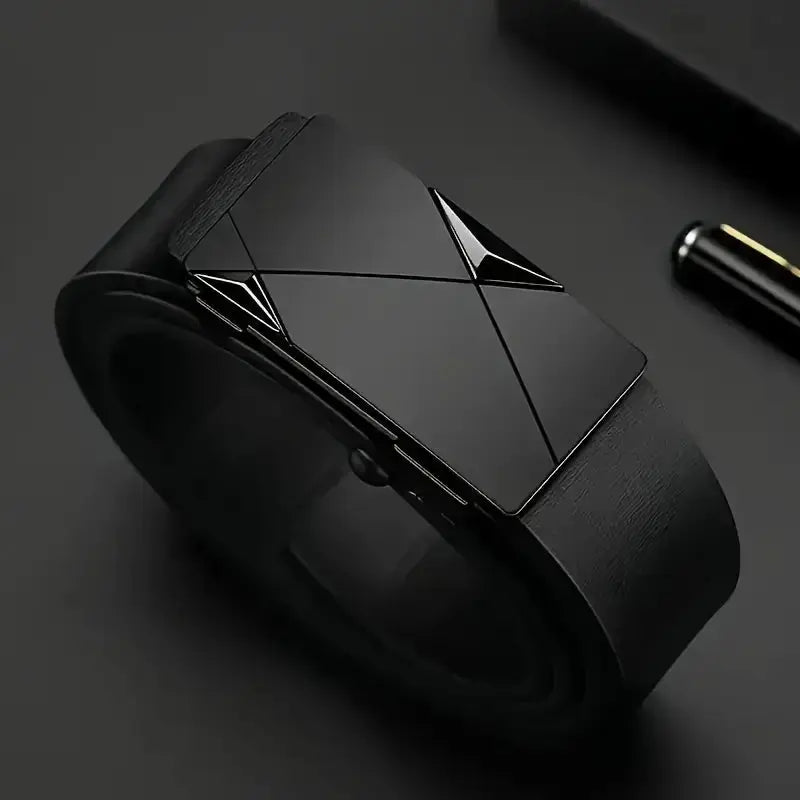 Men's Business Belt Alloy Automatic Buckle Belt Fashion Pleasant Product Express Inc