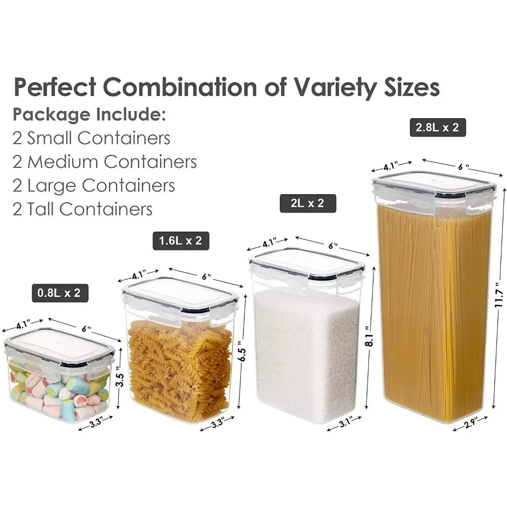 Kitchen Food Storage Containers Set