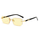 Rectangle Fashion  Women Men Sun Glasses