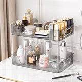 Bathroom Organizer Shelf Acrylic Makeup Storage Rack Large Capacity