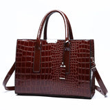 Crocodile Print Women's Handbags - Pleasant Product