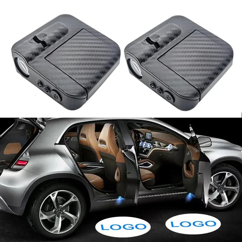 2pcs Car Logo Wireless Courtesy Car Door Projector LED - Pleasant Product