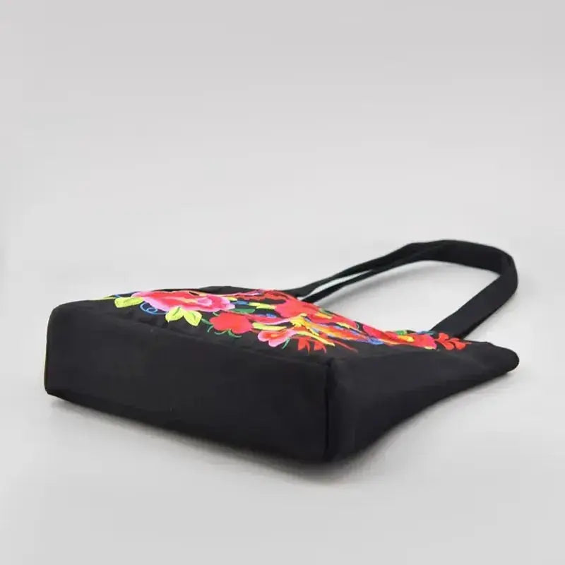 Ethnic Style Embroidery Shoulder Bag Large Capacity Pleasant Product Express Inc