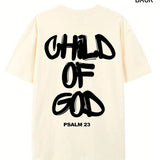 Religious Comfort Psalm 23 Graphic Print T Shirt for Men Pleasant Product Express Inc