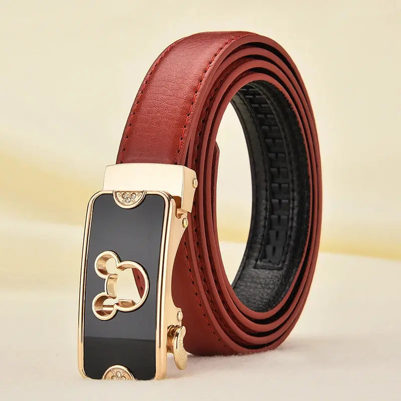 Women's Belt Fashion Automatic Buckle Pleasant Product Express Inc