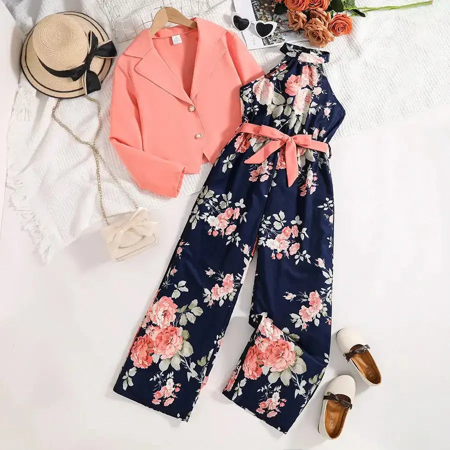 Girls' fashion outdoor leisure 2-pieces Suit Pleasant Product Express Inc