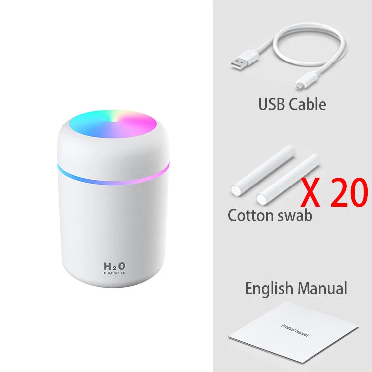 300ml H2O Air Humidifier Portable - Pleasant Product