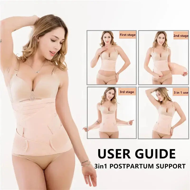 3in1 Corset Postpartum Belly Band Pregnant Women Pleasant Product Express Inc