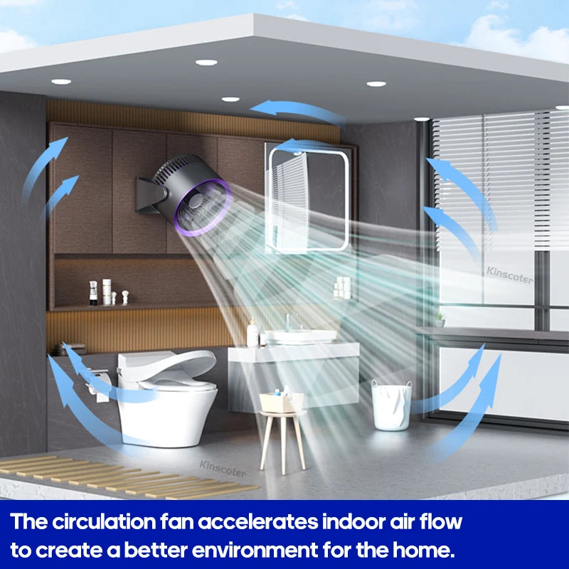 Multifunctional Electric Fan Circulator Wireless