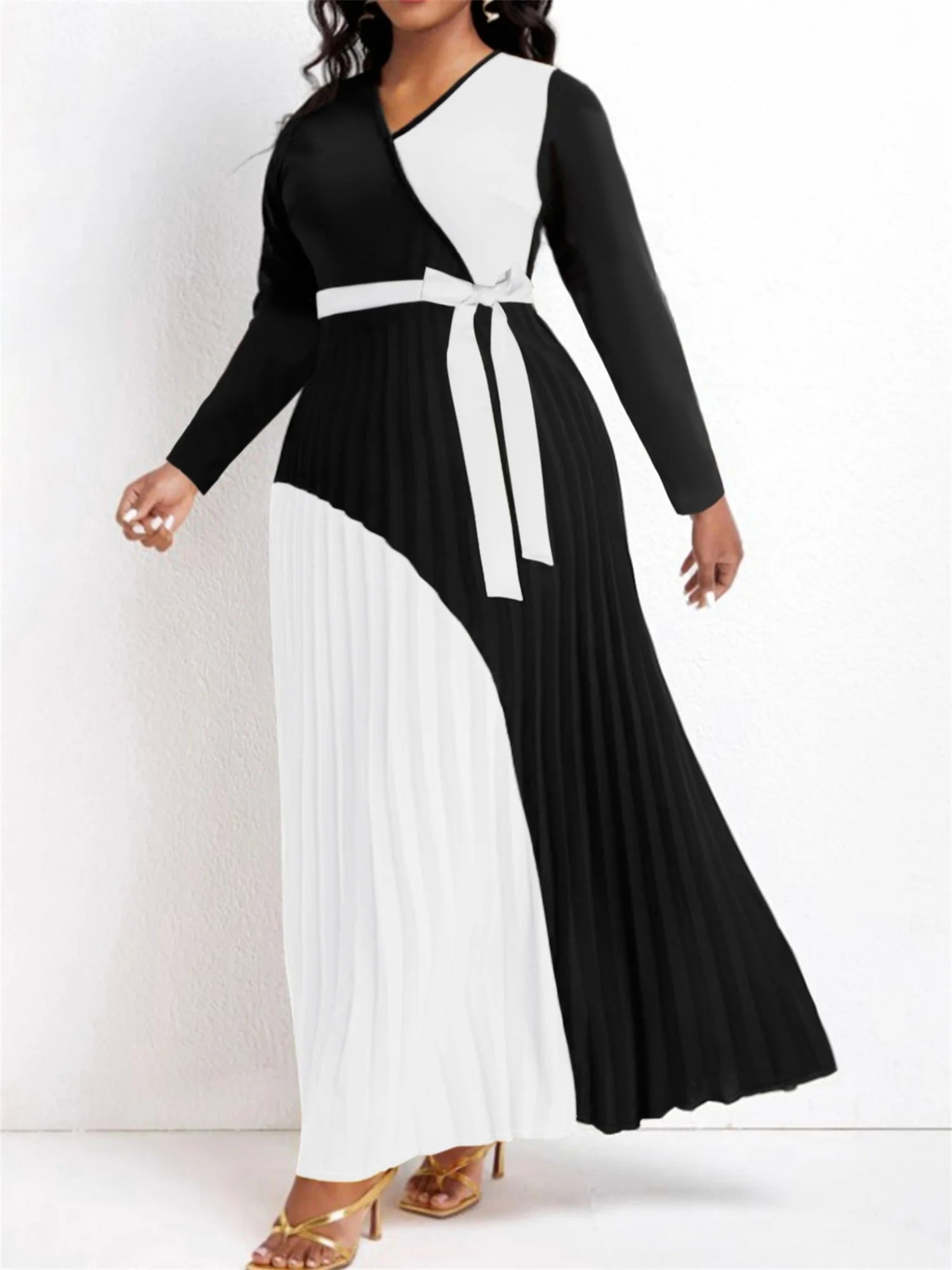 Fall Maxi Dresses Bandage Design - Pleasant Product