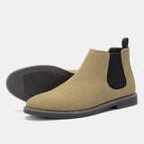 Fashion brand comfortable leather boots