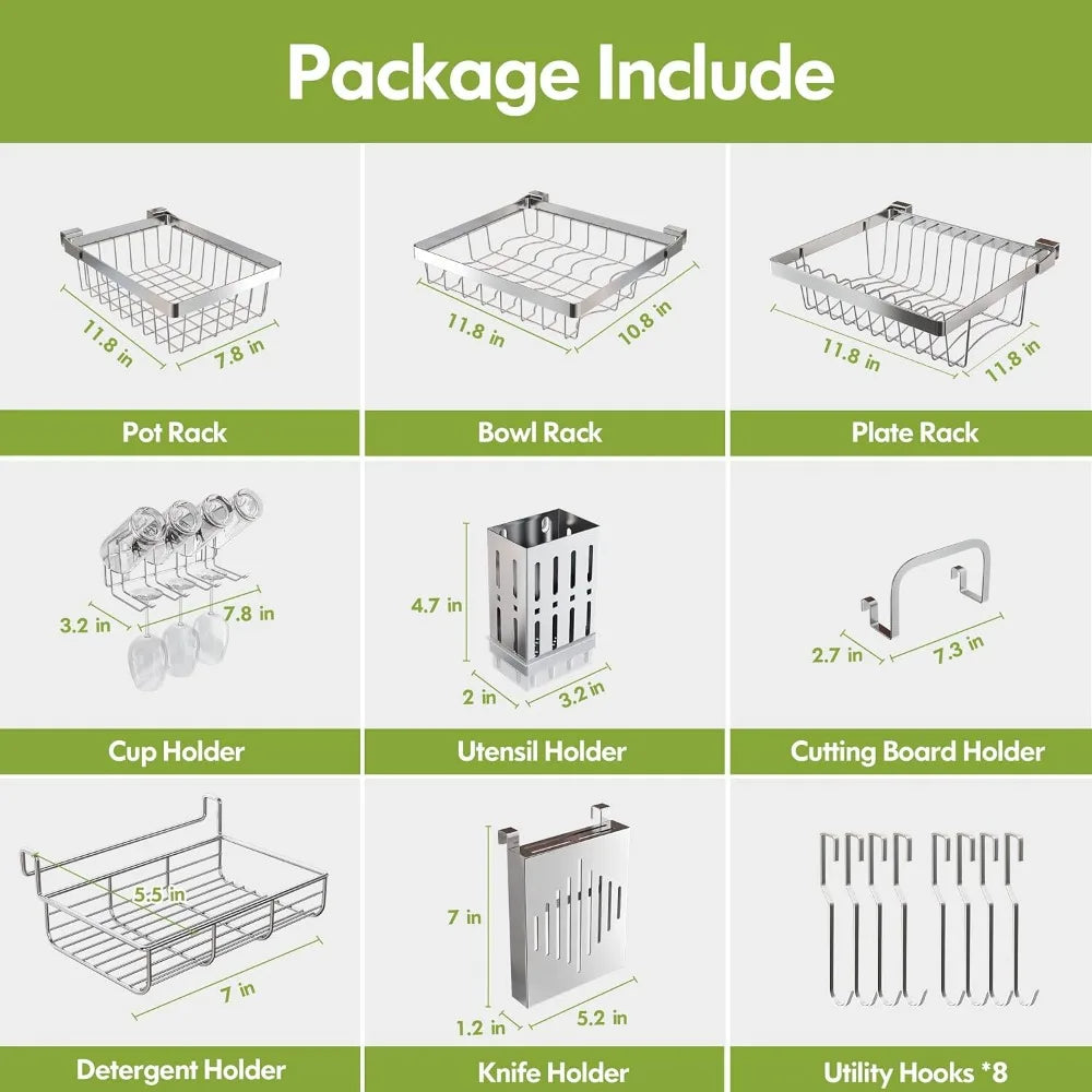 Dish Drainer Drying Rack