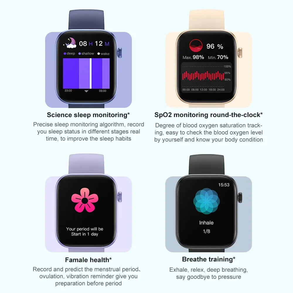 Voice Calling Smartwatch Men Health Monitoring - Pleasant Product