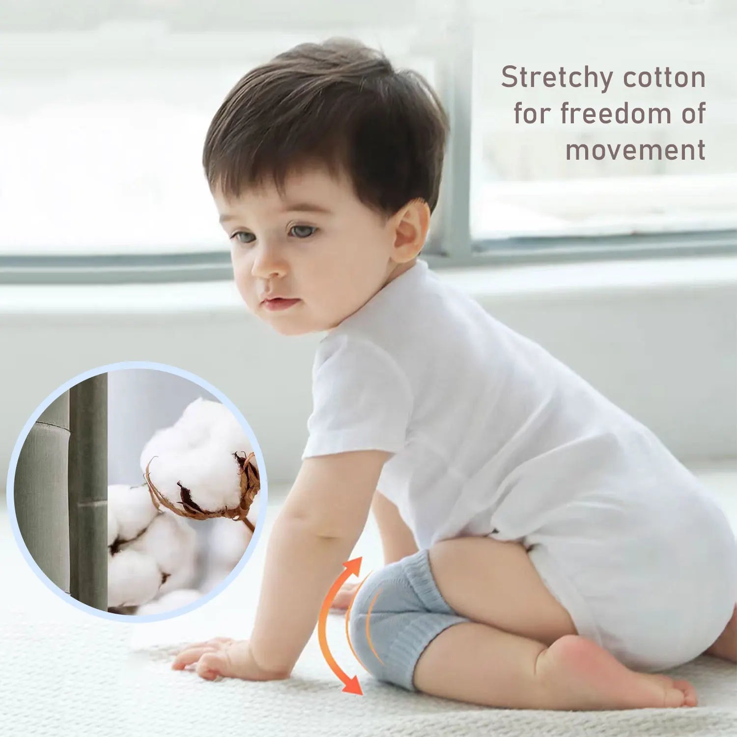 Children crawling knee and  elbow pads