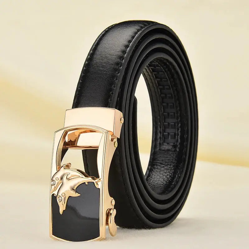 Women's Belt Fashion Automatic Buckle Pleasant Product Express Inc