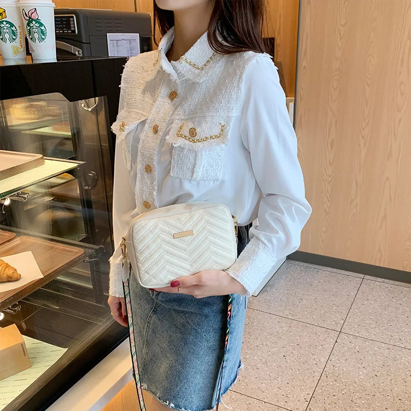 Casual Small Square Bag Versatile Single Shoulder Bag