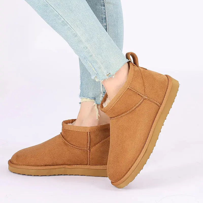 Winter Women  Cotton Boots Warm Suede Pleasant Product Express Inc