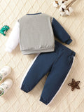 2-piece Newborn Baby Spring and Autumn Boy