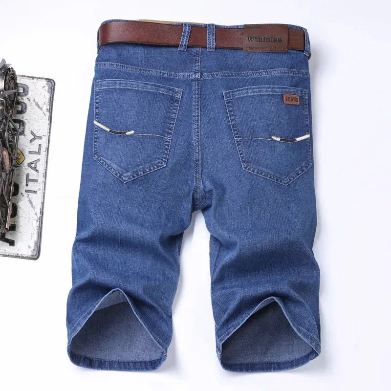 Classic Shorts Jeans Men Denim Pants Straight Stretch Pleasant Product Express Inc