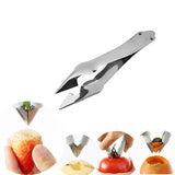 Stainless Steel Strawberry Huller Fruit Peeler Pineapple