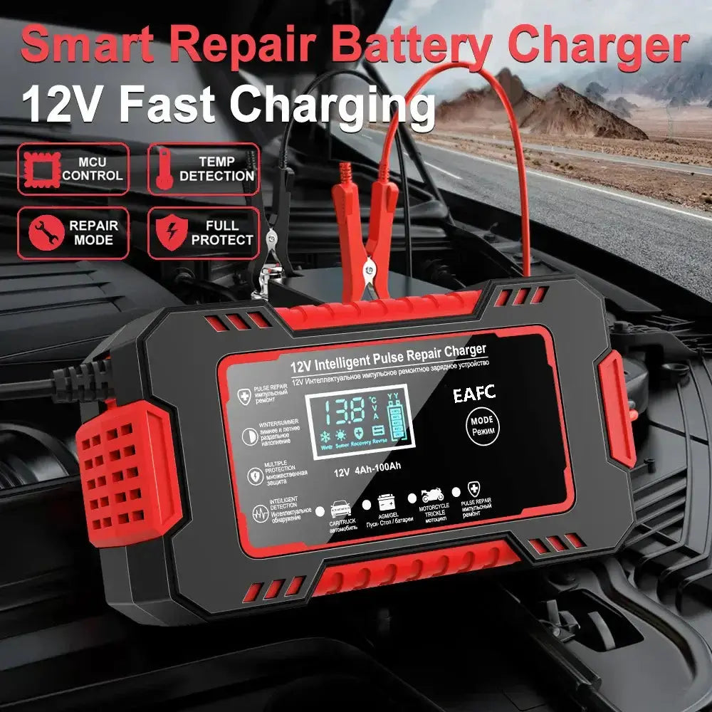 Car Battery Charger 12V 6A Pleasant Product Express Inc