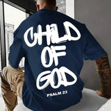 Religious Comfort Psalm 23 Graphic Print T Shirt for Men Pleasant Product Express Inc