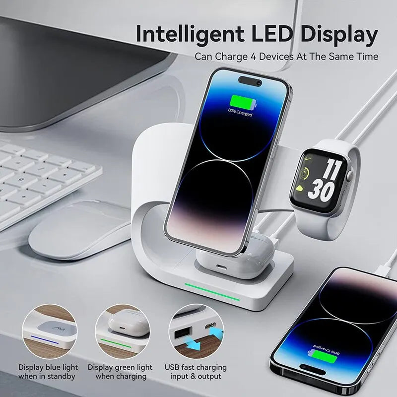 Magnetic Wireless Charger Stand 15W Induction - Pleasant Product