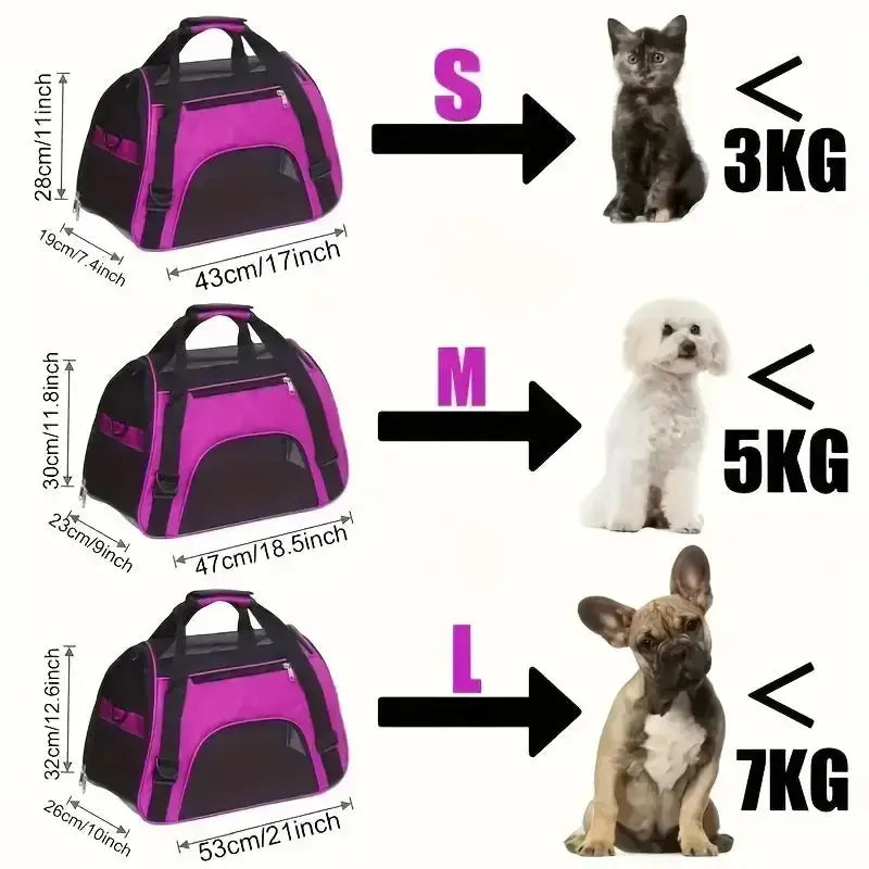 Portable Dog Cat Carrier Bag Pleasant Product Express Inc