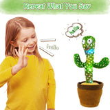 Kids Dancing Talking Cactus Toys Xmas Gifts