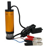 Portable Mini 12V 24V DC Electric Submersible Pump For Pumping Diesel Oil Water Aluminum