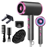 Hair Dryer with Diffuser Blow Dryer Comb Brush 1800W