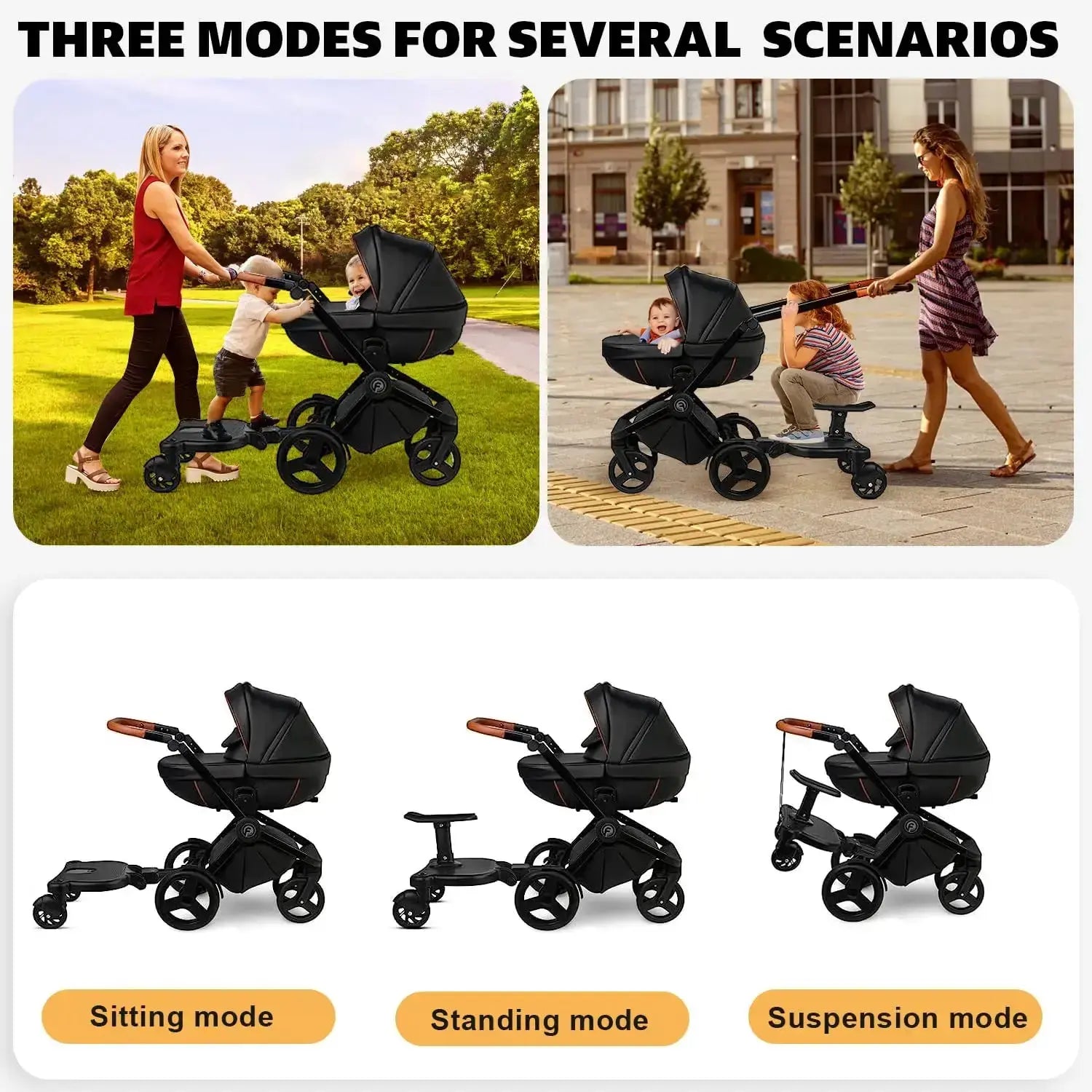 Stroll with A 2-in-1 Sit and Stand Stroller Pleasant Product Express Inc