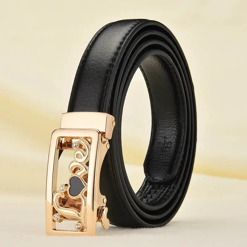 Women's Belt Fashion Automatic Buckle Pleasant Product Express Inc