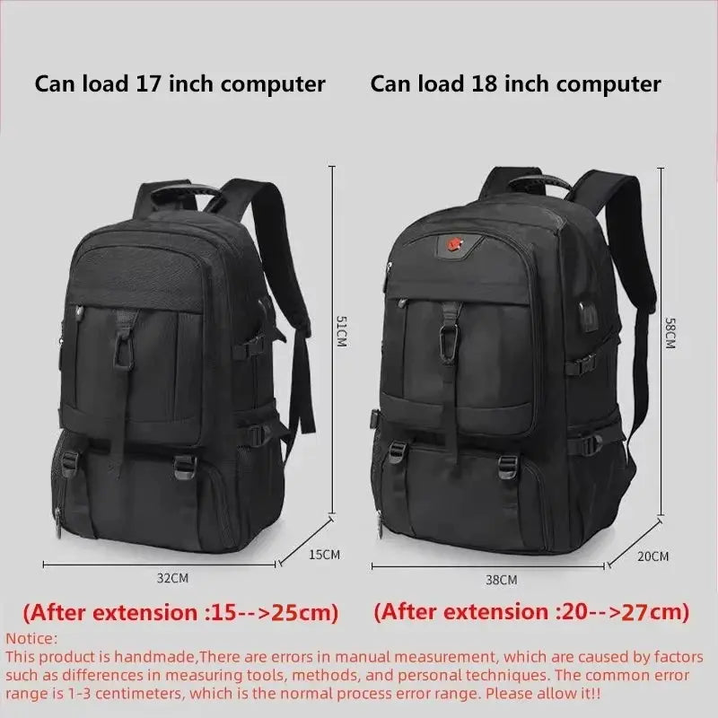 Large Travel Backpack Separate Shoe Compartment Business Bag Pleasant Product Express Inc