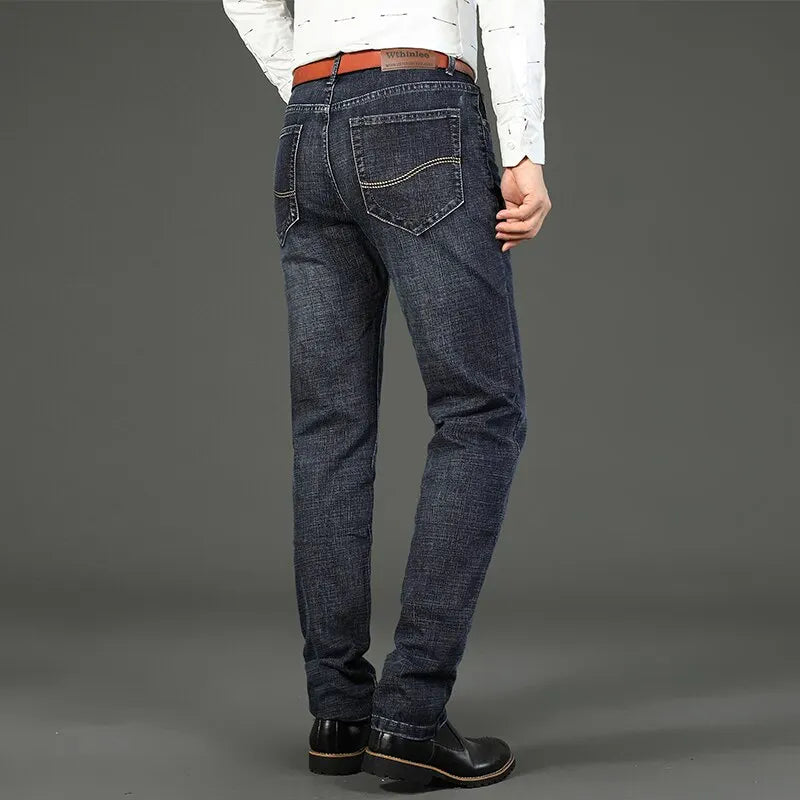 Men's Jeans Casual Straight Stretch Fashion - Pleasant Product